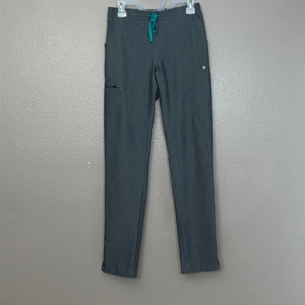 Figs Yola Skinny Scrub Pants Graphite XS/T